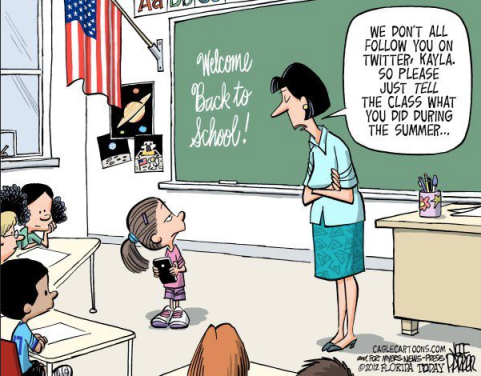 Childrens social connections are advancing - http://www.caglecartoons.com/ - Jeff Parker, Florida Today and the Fort Myers News-Press